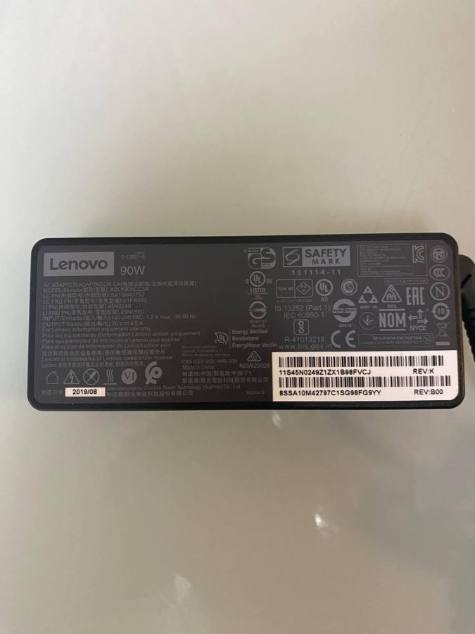 Б/В Lenovo USB+pin 20V, 90w [ProductHub SKU LU_90]