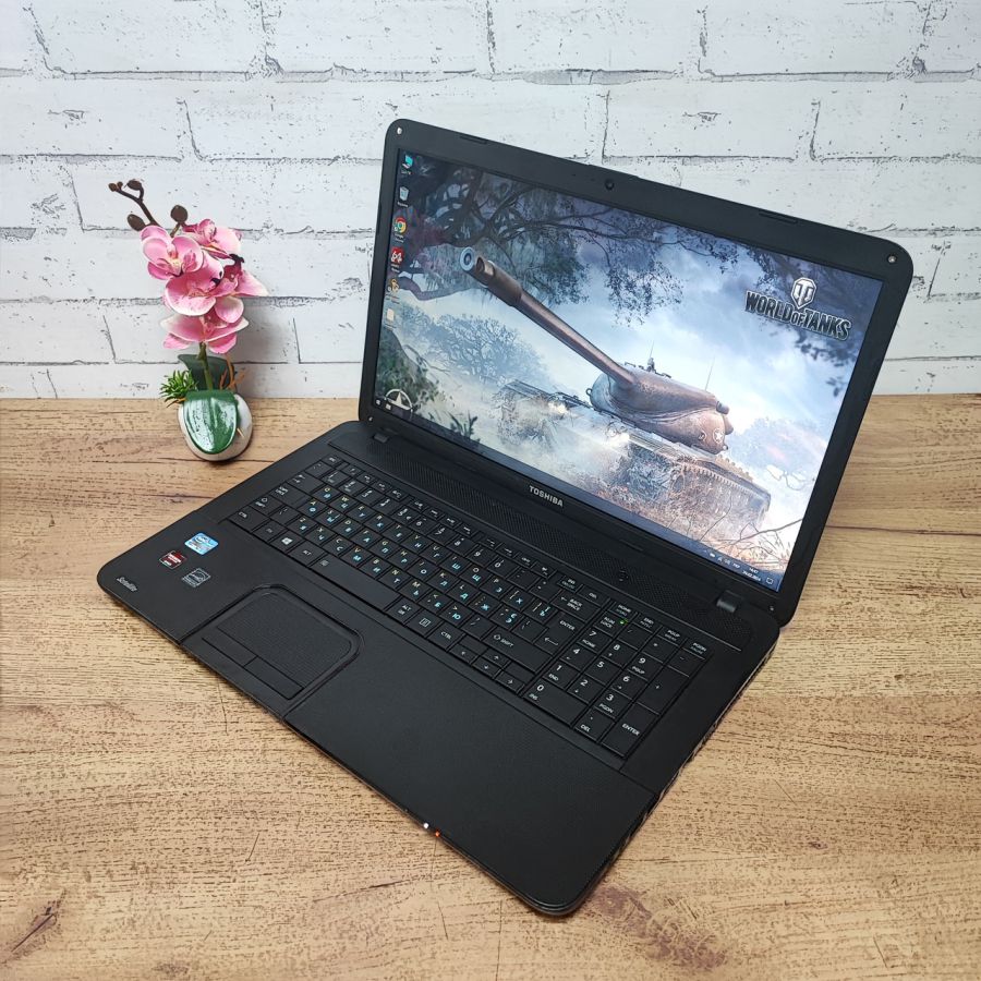 Ноутбук Б/В Toshiba Satellite C870-190 17, Intel Core i5-3210M, DDR3 8 GB, SSD 128GB, AMD Radeon HD 7500, 17.3" HD [ProductHub SKU T6]