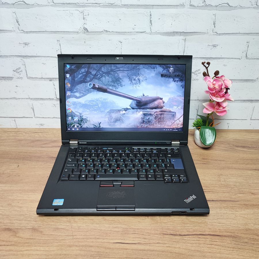 Ноутбук Б/В Lenovo T420, Intel Core i5-2540M, DDR3 8GB, SSD 128GB, 14" HD Сенсор