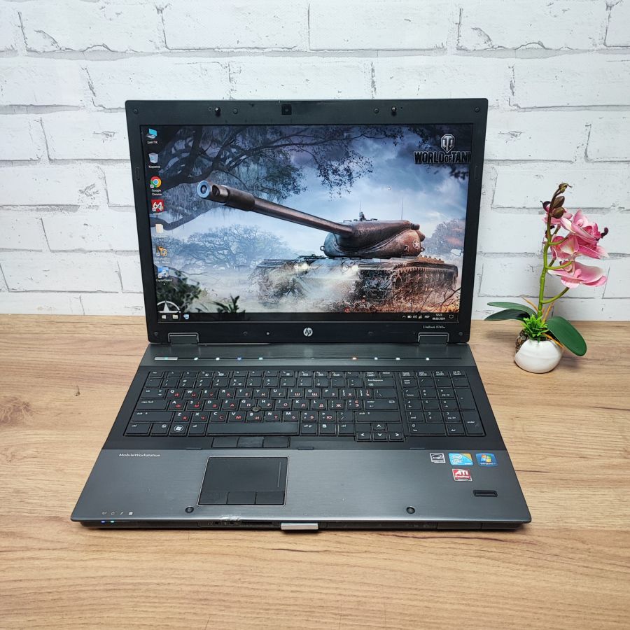 Ноутбук Б/В HP EliteBook 8740W, Intel Core i5-520M, DDR3 8 GB, SSD 256GB, AMD Radeon HD 5800, 17.3" HD [ProductHub SKU HP9]