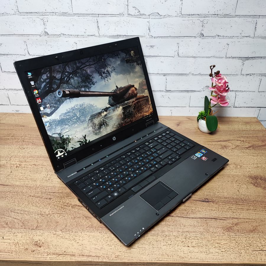 Ноутбук Б/В HP EliteBook 8740W, Intel Core i5-560M, DDR3 8 GB, SSD 128GB, AMD Radeon HD 5800 1Gb, 17.3" HD [ProductHub SKU HP8]