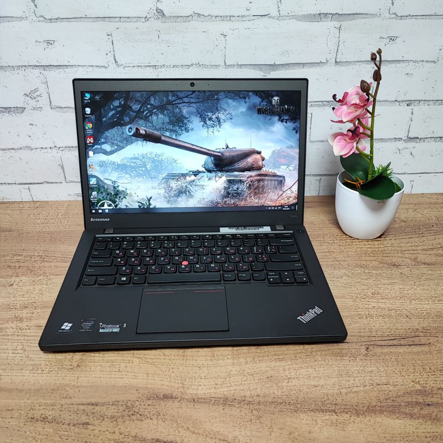 Ноутбук Б/В Lenovo T440S, Intel Core i5-4300U, DDR3 12GB, SSD 128GB, 14" HD [ProductHub SKU L44]