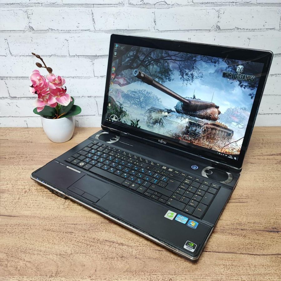 Ноутбук Б/В Fujitsu NH751, Intel Core i7-2620M, DDR3 8 GB, SSD 128GB, NVIDIA GeForce GT 525M 2Gb, 17" Full HD [ProductHub SKU F23]