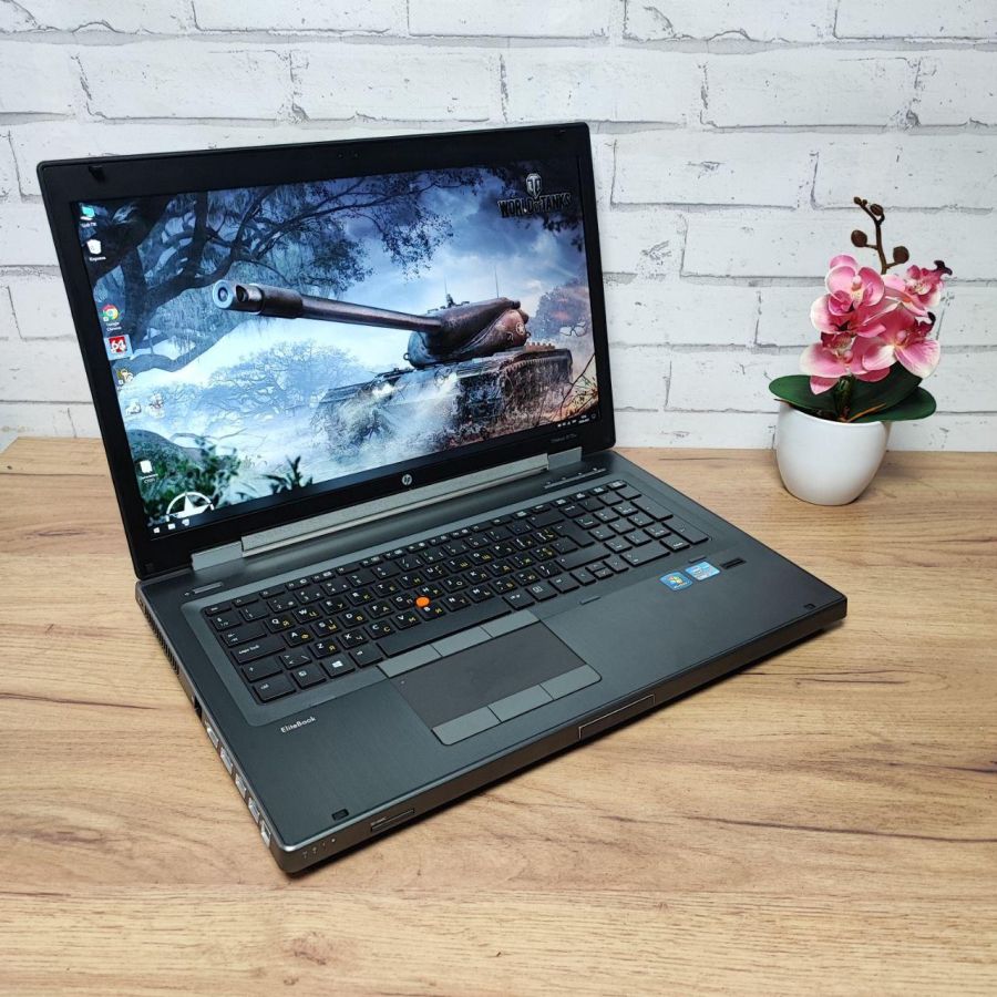 Ноутбук Б/В HP EliteBook 8770W, Intel Core i7-3740QM, DDR3 16 GB, SSD 128GB + HDD 500GB, AMD FirePro 4000 1Gb, 17" Full HD [ProductHub SKU HP202]