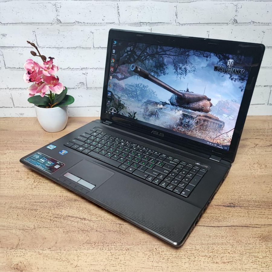 Ноутбук Б/В ASUS K73E, Intel Core i3-2430M, DDR3 8GB, SSD 128GB + HDD 500GB, 17" HD [ProductHub SKU Asus49]