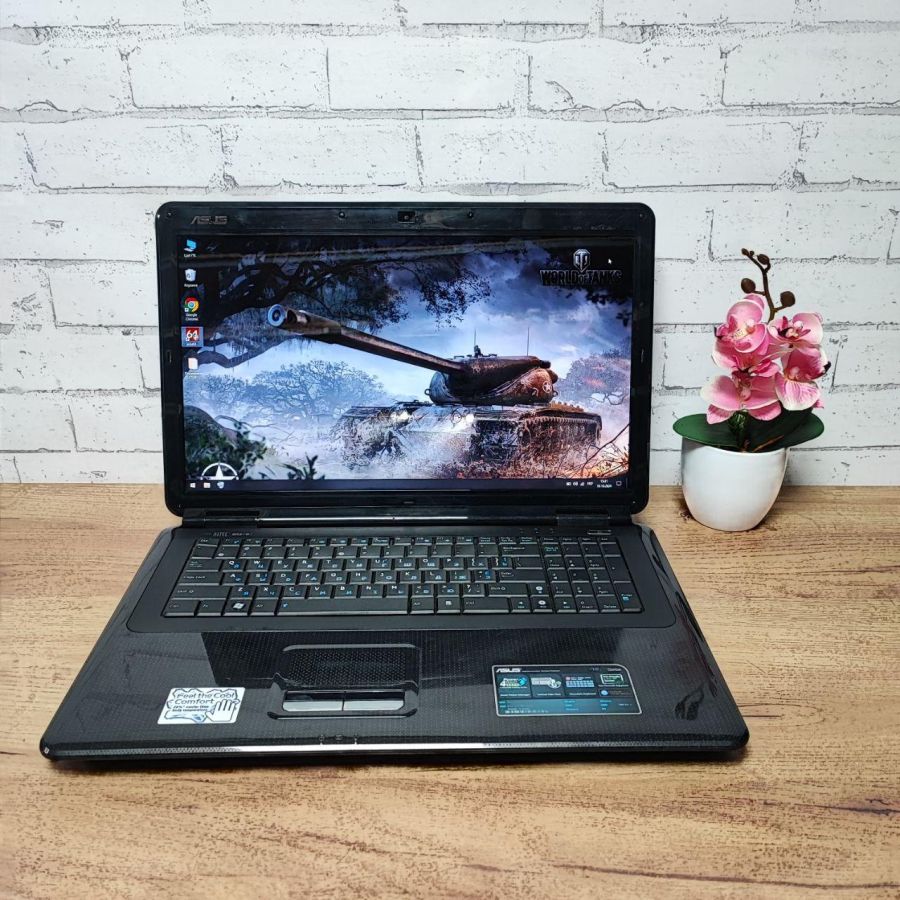 Ноутбук Б/В ASUS K70IJ, Intel Pentium T4400, DDR2 4GB, SSD 128GB, Intel Mobile 4, 17" [ProductHub SKU Asus58]
