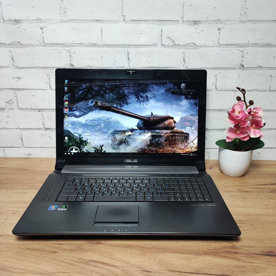 Ноутбук Б/В ASUS N73S, Intel Core i7-2630QM, DDR3 20GB, SSD 512GB, NVIDIA GeForce GT 540M 1GB, 17"