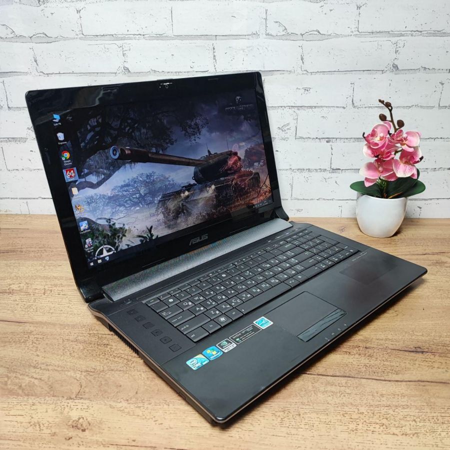 Ноутбук Б/В ASUS N73J, Intel Core i5-460M, DDR3 8 GB, SSD 128GB + HDD 250GB, NVIDIA GeForce 425M 1Gb, 17.3" [ProductHub SKU Asus63]