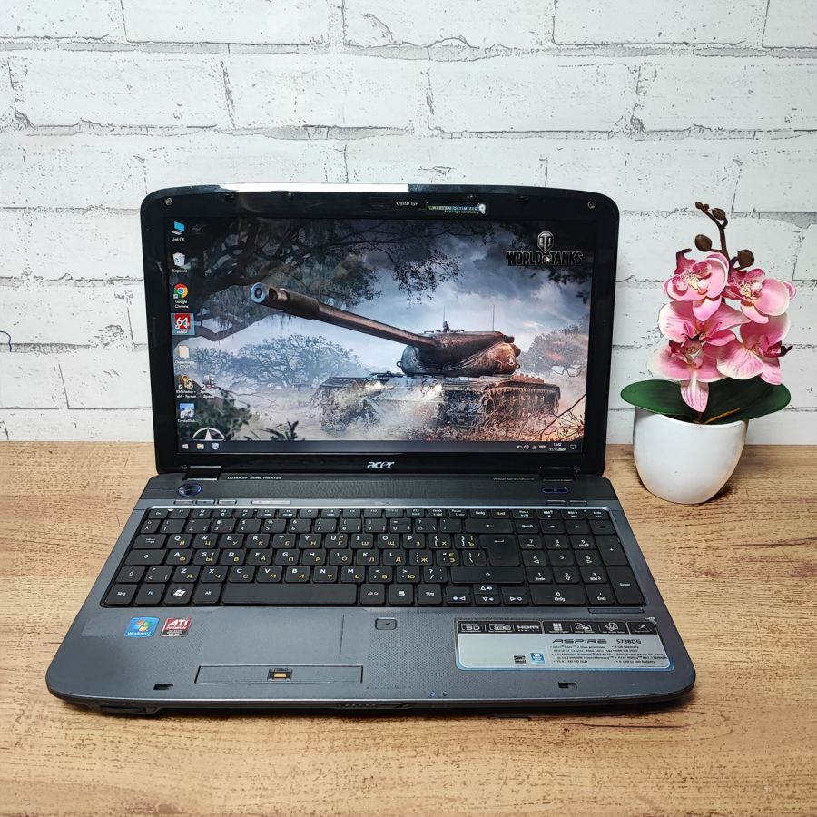 Ноутбук Б/В Acer Aspire 5738DG, Intel Core 2 Duo, DDR2 4 GB, SSD 128GB, AMD Radeon HD 4500, 15.6" HD [ProductHub SKU Acer61]