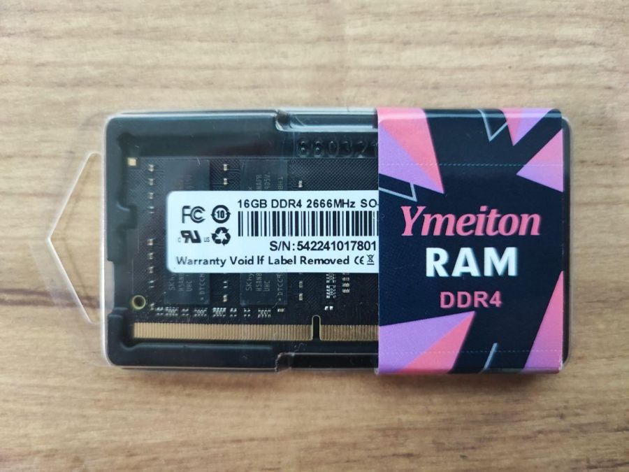 Б/В Оперативна пам'ять для Ноутбук Ymeiton DDR4 16 GB 2666MHz 1.2V NEW [ProductHub SKU M_14]