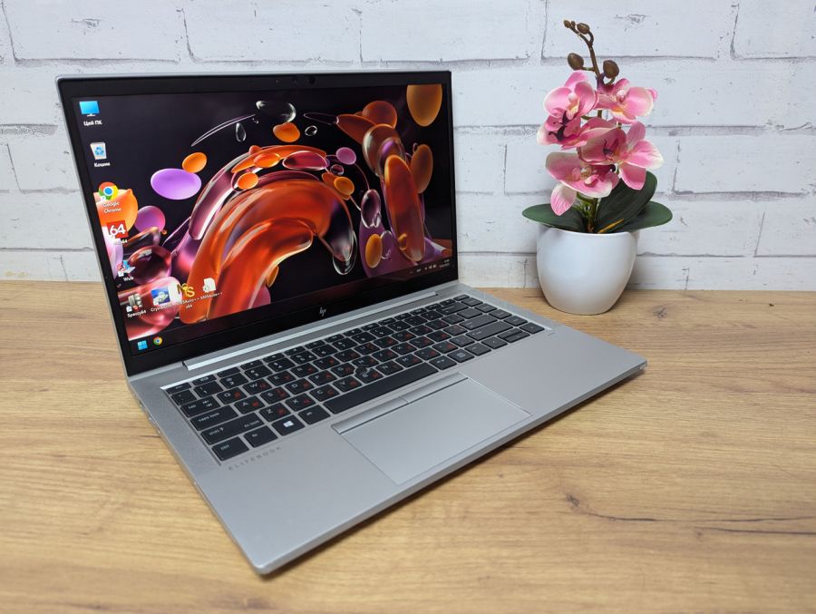 Уцінка! Ноутбук Б/В HP EliteBook 845 G7, AMD Ryzen 5 PRO, DDR4 16 GB, SSD 256GB, AMD Radeon Graphics, 14" Full HD Сенсор [ProductHub SKU HP302]