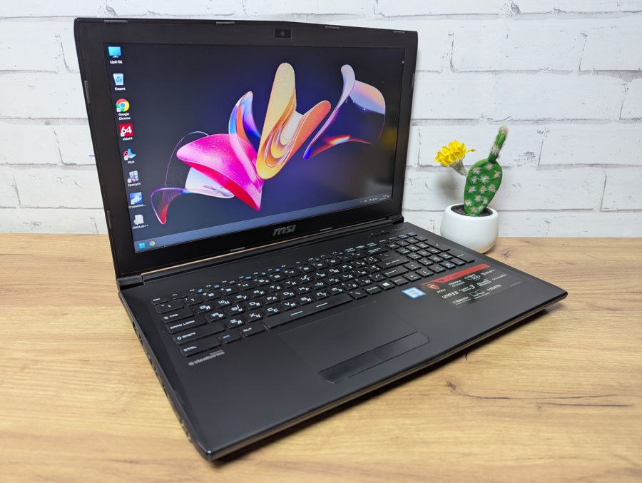Ноутбук Б/В MSI MS-16J5, Intel Core i7-6700HQ, DDR3 16 GB, HDD 931GB + SSD 256GB, GTX 960M 2Gb, 15.6" Full HD [ProductHub SKU MSI5]