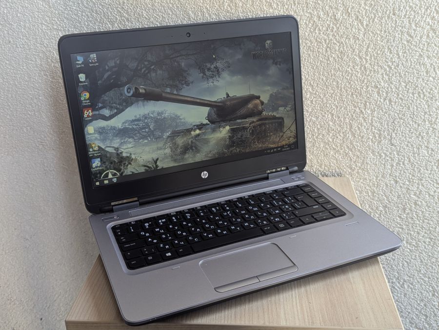 Ноутбук Б/В HP ProBook 645 G2, AMD A8-8600B, DDR3 8 GB, SSD 128GB, AMD Radeon R6, 14" [ProductHub SKU HP403]