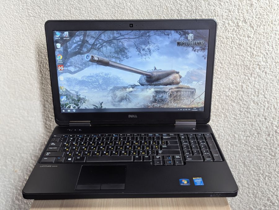 Ноутбук Б/В Dell Latitude E5540, Intel Core i3-4010U, DDR3 8GB, SSD 128GB, 15.6" HD