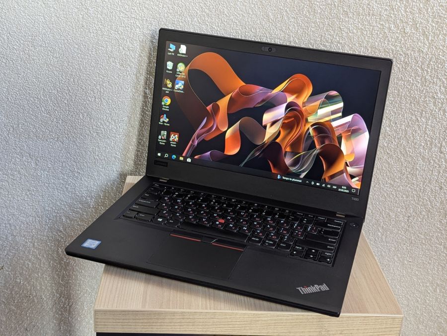 Ноутбук Б/В Lenovo ThinkPad T480, Intel Core i5-8350U, DDR4 8GB, SSD 128GB, 14" Full HD Сенсор