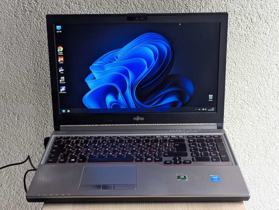 Уцінка! Ноутбук Б/В Fufitsu H730, Intel Core i7-4810QM, DDR3 24 GB, SSD 256GB, NVIDIA Quadro K510M 1Gb, 15.6" Full HD [ProductHub SKU F37]