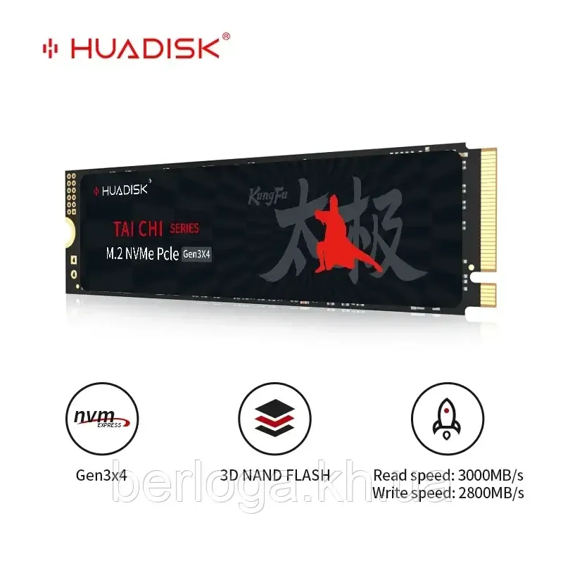 Б/В SSD-NVMe M.2 2280 HUADISK 256 Gb Gen3.0x4 [ProductHub SKU HUADISK 256]
