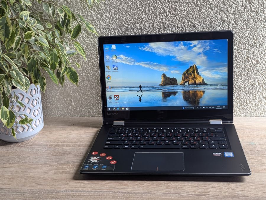 Ноутбук Б/В Lenovo Yoga 510, Intel Core i7-6500U, DDR4 8 GB, SSD 256GB, AMD Radeon R5 M330, 14" Full HD Сенсор [ProductHub SKU L236]