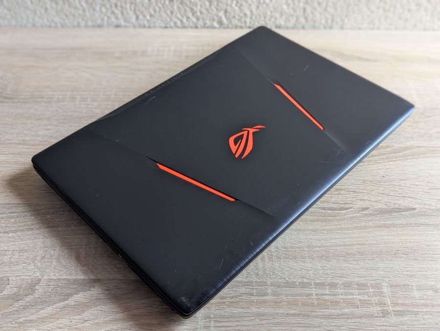Ноутбук Б/В ASUS Strix GL553VW, Intel Core i7-6700HQ, DDR4 16 GB, SSD 128GB + SSD 1TB, NVIDIA GeForce GTX 960M 2Gb, 15.6" Full HD [ProductHub SKU Asus124]