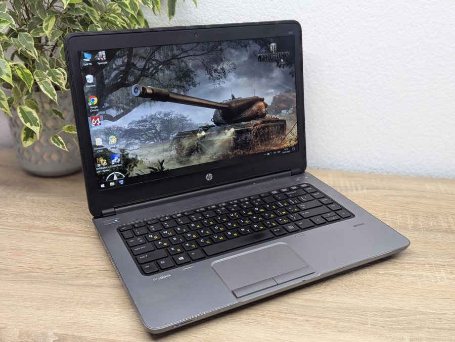 Уцінка! Ноутбук Б/В HP ProBook 640 G1, Intel Core i7-4702MQ, DDR3 16 GB, SSD 128GB, 14" Full HD [ProductHub SKU HP507]