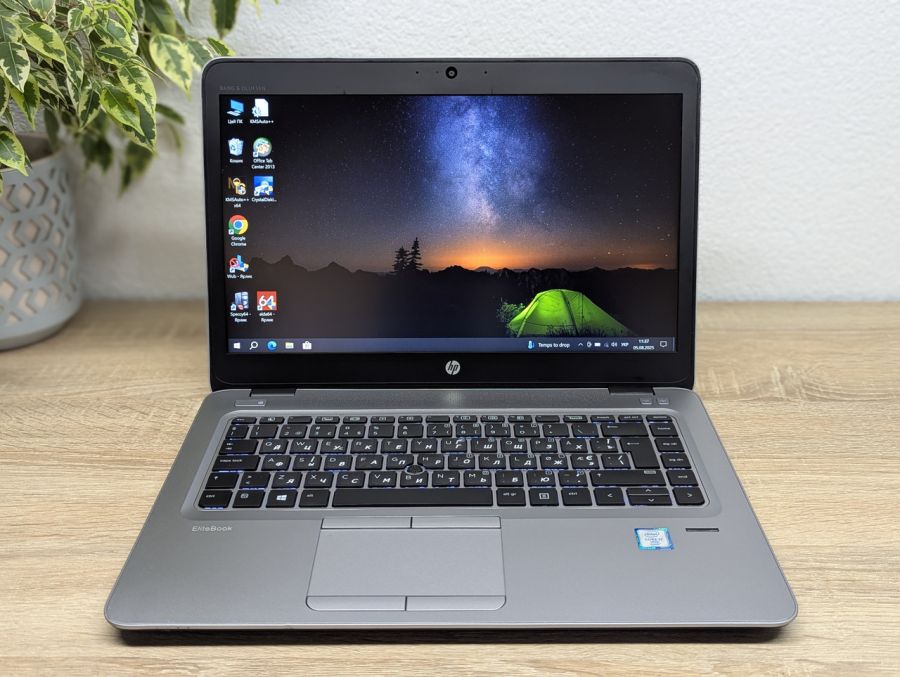 Уцінка! Ноутбук Б/В HP EliteBook 840 G3, Intel Core i7-6600U, DDR4 8 GB, SSD 256GB, 14" Full HD [ProductHub SKU HP530]