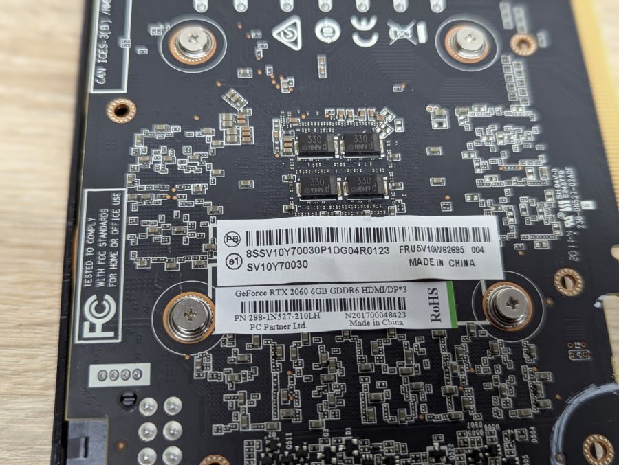 Відеокарта Lenovo GeForce RTX 2060 6Gb