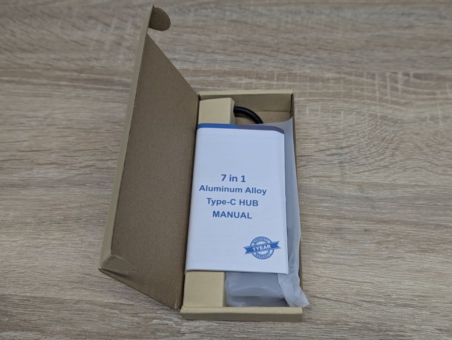 Б/В USB Type-C Hub Manual 7 in 1 [ProductHub SKU Manual]