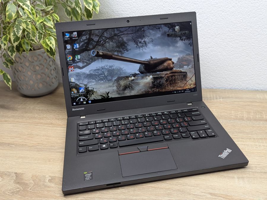 Ноутбук Б/В Lenovo ThinkPad L450, Intel Core i5-5300U, DDR3 8GB, SSD 128GB, 14" Full HD [ProductHub SKU L283]