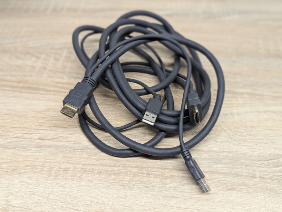 Кабель перехідник USB 2x - HDMI 2x