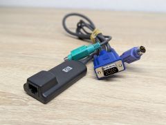 Б/В KVM кабель-адаптер HP RJ45 Video 2xPS2 [ProductHub SKU 2xPS2]