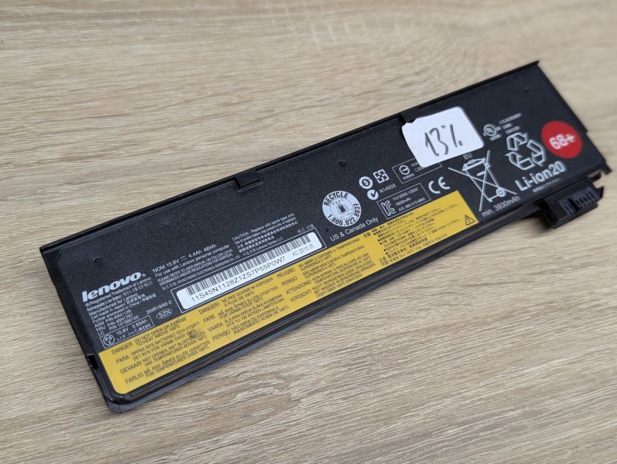 Б/В Оригінальна акумуляторна батарея Lenovo 45N1128 (45N1767) [ProductHub SKU 45N1128-20]