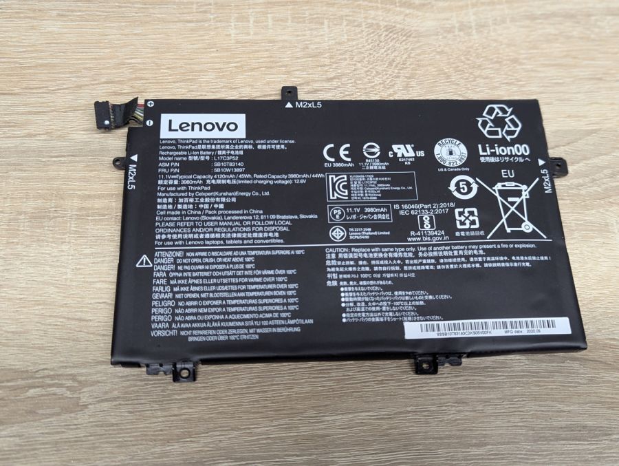 Б/В Акумуляторна батарея Lenovo L17C3P52 [ProductHub SKU L17C3P52]