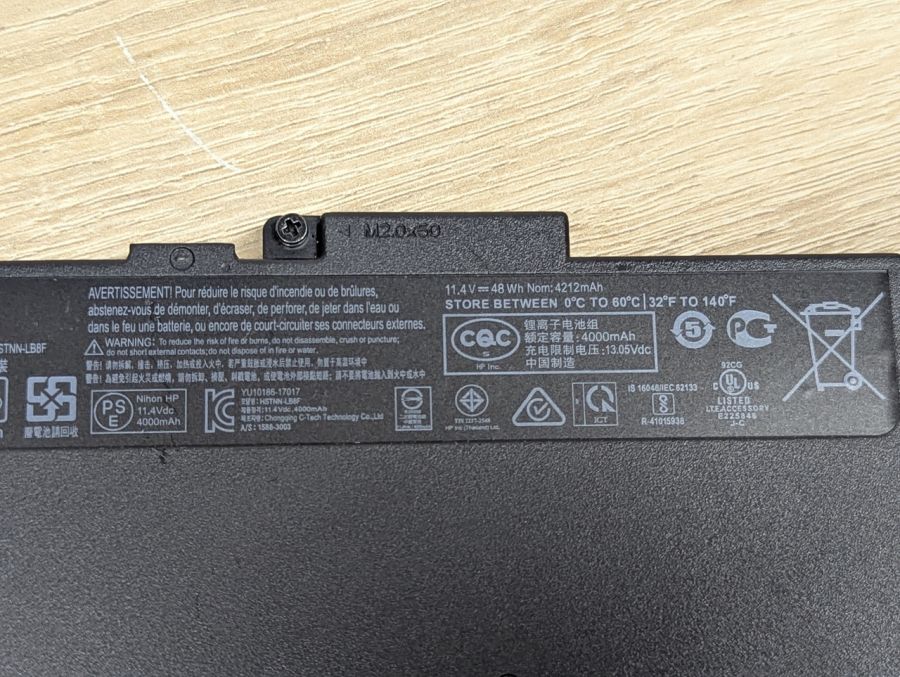 Б/В Оригінальна акумуляторна батарея HP CD03XL [ProductHub SKU CD03XL-10]