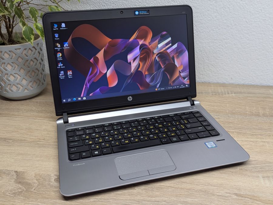 Ноутбук Б/В HP ProBook 430 G3, Intel Core i5-6200U, DDR3 8 GB, SSD 128GB, 12.5" HD