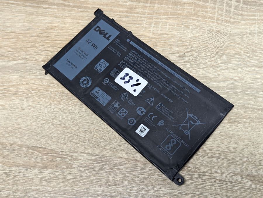 Б/В Оригінальна акумуляторна батарея Dell WDXOR [ProductHub SKU WDXOR-40]