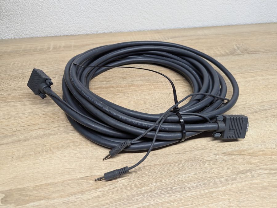 Б/В Кабель Kramer 2 VGA + 2 аудіо 3,5 мм [ProductHub SKU Kramer]