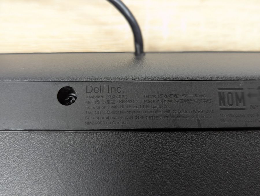 Клавіатура Dell KB4021 Б/В