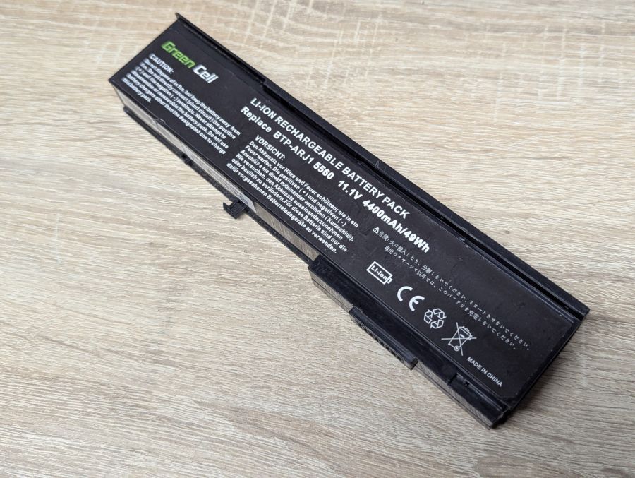 Б/В Акумуляторна батарея Green Cell BTP-ARJ1(Acer) [ProductHub SKU BTP-ARJ1]
