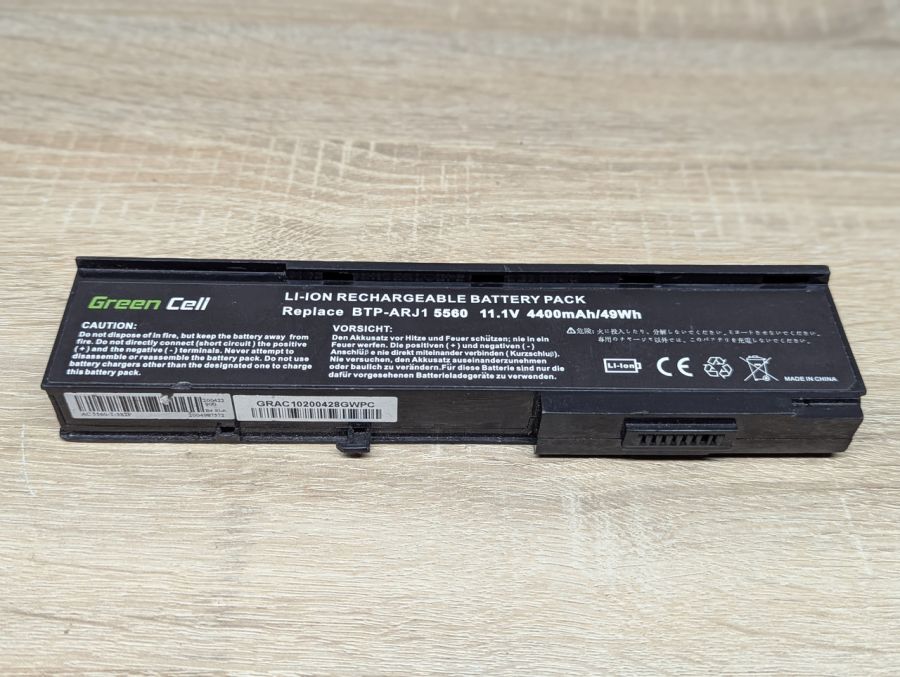 Б/В Акумуляторна батарея Green Cell BTP-ARJ1(Acer) [ProductHub SKU BTP-ARJ1]