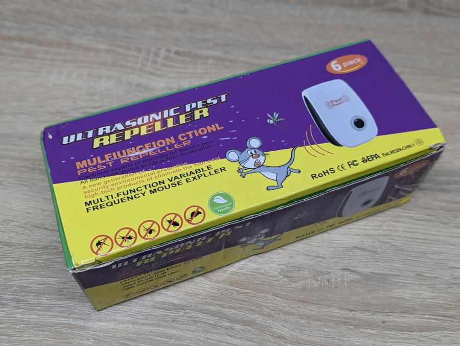 Новий Ультразвуковий відлякувач шкідників Pest reject [ProductHub SKU Pest reject]