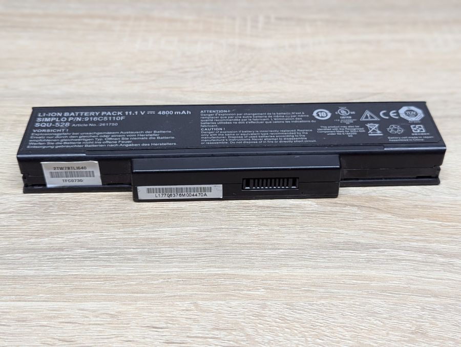 Акумуляторна батарея Simplo 916С5110F (SQU-528) Б/В