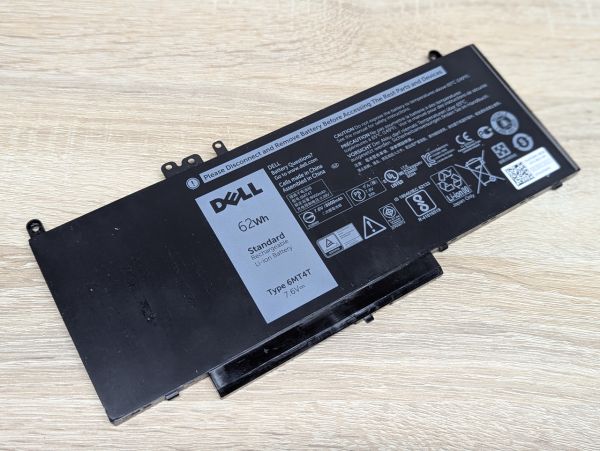 Оригінальна акумуляторна батарея Dell 6MT4T Б/В