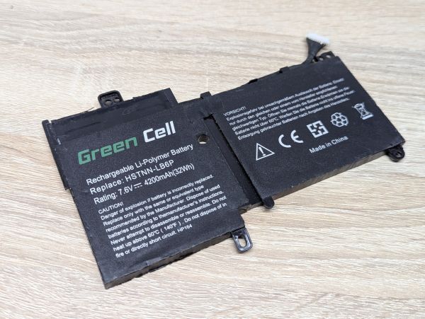 Б/В Акумуляторна батарея Green Cell HSTNN-LB6P [ProductHub SKU LB6P]