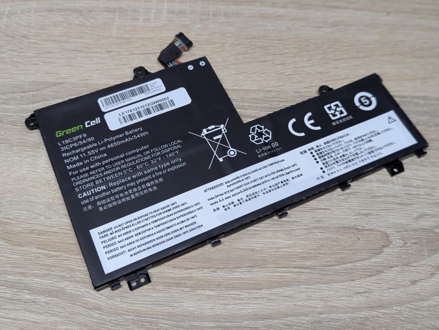 Акумуляторна батарея Green Cell L19C3PF9 Б/В