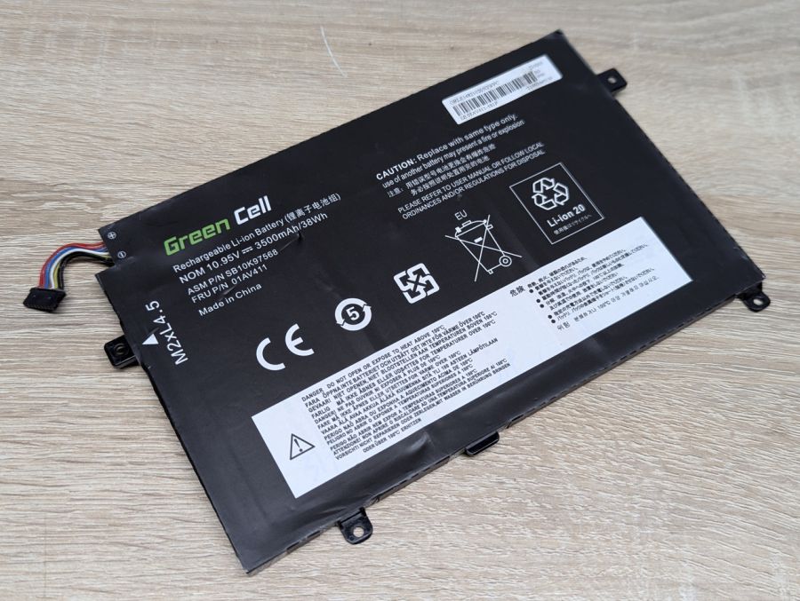 Б/В Акумуляторна батарея Green Cell SB10K97568 (01AV411) [ProductHub SKU 01AV411]