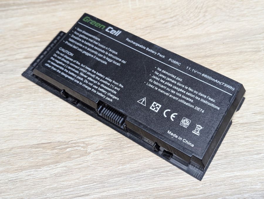 Акумуляторна батарея Green Cell PG6RC Б/В