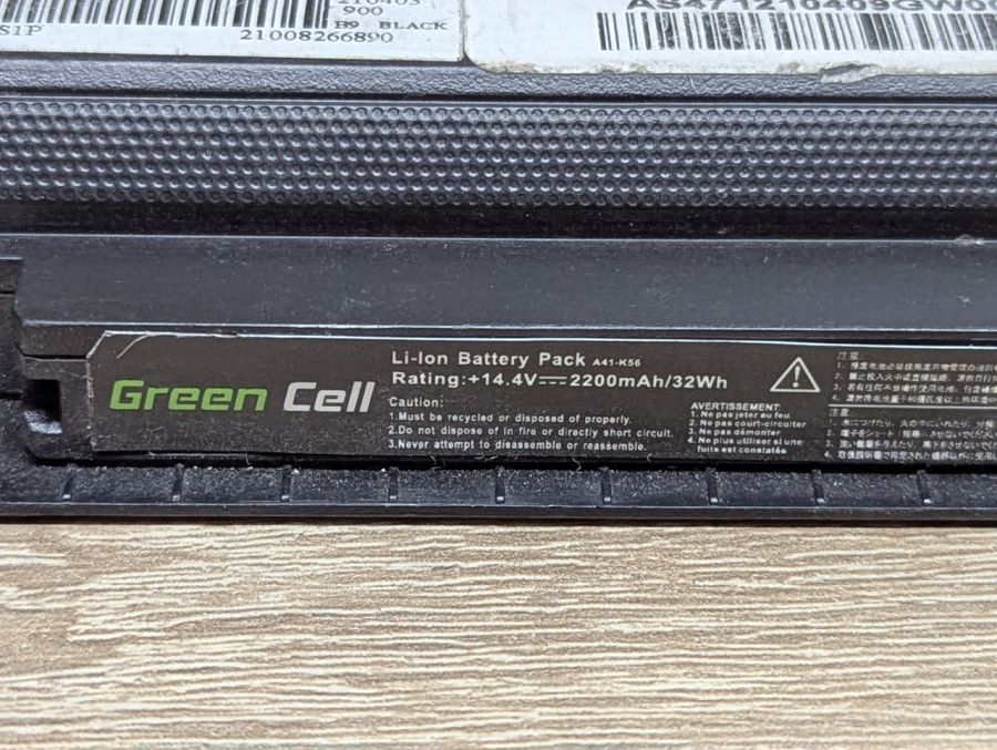 Б/В Акумуляторна батарея Green Cell A41-K56 [ProductHub SKU GC-K56]