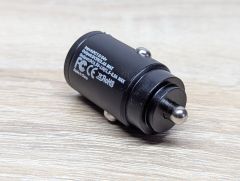 Aвтомобільний зарядний пристрій до гнізда прикурювача USB/Type C