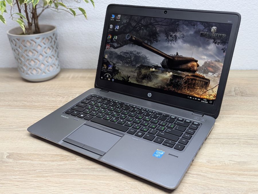 Ноутбук Б/В HP EliteBook 840 G2, Intel Core i7-5600U, DDR3 16 GB, SSD 256GB, AMD Radeon R7 M260 1Gb, 14" Full HD [ProductHub SKU HP737]