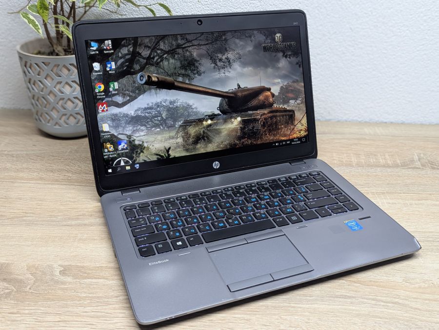 Уцінка! Ноутбук Б/В HP EliteBook 840 G2, Intel Core i7-5600U, DDR3 8 GB, SSD 128GB, AMD Radeon R7 M260 1Gb, 14" Full HD [ProductHub SKU HP743]